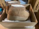 UGG冬季女士時(shí)尚經(jīng)典厚底保暖雪地靴懶人毛毛鞋1135092CHE|栗色38 曬單實(shí)拍圖