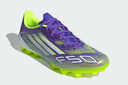 adidas F50 LEAGUE人造草皮2G/3G AG超輕定制短釘足球鞋阿迪達斯   紫色/白色/亮檸檬黃(推薦選大半碼)   38.5 曬單實(shí)拍圖