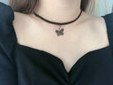Jay蝴蝶項鏈女鎖骨鏈頸鏈項圈頸帶choker送女友生日禮物 曬單實(shí)拍圖