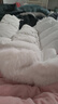 皮爾卡丹（pierre cardin）白色大毛領(lǐng)羽絨服女冬季短款拉鏈加厚小個(gè)子外穿面包服白鴨絨外套 米白色 XL 建議110-120斤內 曬單實(shí)拍圖