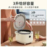 小熊（Bear）電飯煲 智能預約電飯鍋家用3-4個(gè)人 多功能全自動(dòng)大容量煮飯鍋湯粥煲 米飯鍋 壓力 DFB-B30R1 3L 曬單實(shí)拍圖