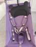小虎子可坐可躺兒童旅行車(chē)輕便折疊可登機嬰兒口袋推車(chē)遛娃神器T3紫色 曬單實(shí)拍圖