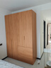 Morelax全實(shí)木橡木衣柜臥室家用北歐原木風(fēng)小戶(hù)型衣櫥柜現代簡(jiǎn)約儲物柜子 1.4米四門(mén) AA款（140*60*200cm） 曬單實(shí)拍圖