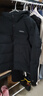 阿迪達斯（adidas）火鍋羽絨服男防風(fēng)保暖男裝舒適休閑運動(dòng)服連帽外套 黑色 M 曬單實(shí)拍圖