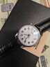 萬(wàn)晨手表帶男真皮適用西鐵城天梭浪琴美度天王卡西歐DW黑色20mm銀針扣 曬單實(shí)拍圖