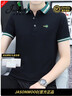 JASONWOOD官方正品男士高端品牌短袖t恤衫2026夏季新款商務(wù)休閑上衣polo衫 1高檔黑色【官方正品  夏季 2XL 建議【145-165斤】 曬單實(shí)拍圖