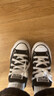 匡威（Converse）官方 莫爾登All Star男女低幫休閑滑板鞋黑色A09226C A09226C 43 曬單實(shí)拍圖