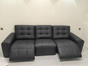 左右勞倫斯零靠墻電動(dòng)功能沙發(fā)頭層牛皮沙發(fā)DZY6067 小三雙電動(dòng) 黑 曬單實(shí)拍圖