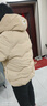 妍莉芬（yanlifen）短款羽絨棉服女2025年冬季新款外套棉襖加絨加厚寬松派克服女裝 卡其 L 建議105-125斤 曬單實(shí)拍圖