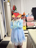 G.duck女童愛(ài)莎連衣裙秋冬新款冰雪奇緣兒童裝艾莎公主裙春秋生日表演服 藍春秋裙+披風(fēng)+八件套 130 適合身高115cm左右 曬單實(shí)拍圖