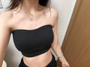帛芮無(wú)肩帶內衣抹胸防滑聚攏隱形無(wú)痕文胸美背吊帶裙專(zhuān)用背心一體文胸 曬單實(shí)拍圖