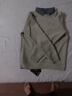 皮爾卡丹（pierre cardin）男士保暖內衣襯衫單件加絨加厚假兩件翻領(lǐng)打底衫冬季防寒秋衣男 8568卡其【加絨】 加厚 L 曬單實(shí)拍圖