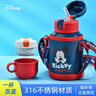 迪士尼米奇兒童保溫杯男孩食品級316吸管水杯小學(xué)生上學(xué)專(zhuān)用杯子水壺 【一杯雙蓋+杯套】綠米奇 550ml 曬單實(shí)拍圖