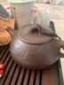 徐保國宜興紫砂壺泡茶壺徐保國純全手工茶壺老紫泥刻竹大石瓢 老紫泥 350ml 350cc 曬單實(shí)拍圖