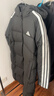 adidas李現同款 三條紋羽絨服 防風(fēng)保暖鴨絨長(cháng)款連帽男裝阿迪達斯   黑色   L 曬單實(shí)拍圖