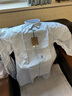 BURBERRY柏博利巴寶莉男士淺藍色純棉字母Logo單排扣長(cháng)袖襯衫 80842861 L 曬單實(shí)拍圖