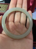 周大生和田青玉手鐲女清川玉鐲子晴水湖水綠送新年禮物送女友 曬單實(shí)拍圖
