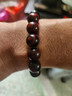 穆百年印度小葉紫檀手串 男女款火焰紋佛珠文玩單圈手鏈 約12mm 曬單實(shí)拍圖