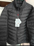 鴨鴨（YAYA）黃曉明同款輕薄羽絨服男短款秋冬新款男士立領(lǐng)保暖防寒輕便外套KX 黑色 XL 180 曬單實(shí)拍圖