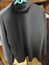 MONPOC德絨高領(lǐng)衛衣男春秋季保暖內搭打底衫長(cháng)袖t恤上衣服MOW08黑色XL 曬單實(shí)拍圖