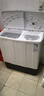 榮事達洗衣機半自動(dòng)家用大容量雙桶雙缸波輪洗衣機脫水雙筒 半自動(dòng)洗衣機以舊換新 17.5公斤洗+脫升級【洗12KG+脫5.5KG】 曬單實(shí)拍圖