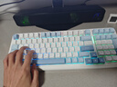 邁從（MCHOSE）K99 V3客制化機械鍵盤(pán)無(wú)線(xiàn)藍牙有線(xiàn)三模結構全鍵熱插拔電競游戲辦公筆記本ipad通用 K99 V3 晴空藍-琉光冰淇淋軸 曬單實(shí)拍圖