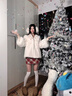 浪莎格子包臀半身裙女秋冬季2026春季新款高腰a字短裙顯瘦氣質(zhì)包臀裙 曬單實(shí)拍圖