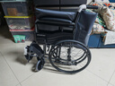 魚(yú)躍(yuwell)輪椅車(chē)H051折疊老人輕便旅行手推車(chē)鋼管免充氣胎代步車(chē) 曬單實(shí)拍圖
