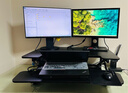 樂(lè )歌（Loctek） 智能升降臺站立辦公 坐站交替電腦桌家用顯示器筆記本 M3 【電動(dòng)升降款】EM2M雅黑 曬單實(shí)拍圖