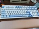 邁從（MCHOSE） G98 V2客制化機械鍵盤(pán)gasket結構三模無(wú)線(xiàn)2.4G/有線(xiàn)/藍牙hifi全鍵熱插拔電競游戲辦公電腦平板 G98 V2 星海藍-冰藍軸 曬單實(shí)拍圖