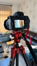 富圖寶（Fotopro）飛行一號 VIDEO 液壓球形一體云臺相機微單攝影攝像無(wú)中軸扳扣碳纖維三腳架 火焰橙 含手機夾 曬單實(shí)拍圖