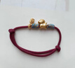 薇施妮（WEISHINI）小紅書(shū)同款馬上有錢(qián)手鏈女生肖馬福牌本命年紅繩個(gè)性可愛(ài)氣質(zhì)手飾 小馬福牌酒紅色手繩 曬單實(shí)拍圖