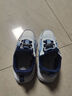 回力（Warrior）女童運動(dòng)鞋男孩旋鈕扣跑步鞋皮面童鞋 WZ(CL)-0753 白深藍藍   34 曬單實(shí)拍圖