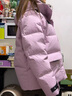 波司登（BOSIDENG）25年新款90絨鵝絨極寒羽絨服女款商場(chǎng)熱賣(mài)同款連帽外套B250242402 冰晶粉1942 -達人同款 L 170/92A 體重約120-130斤 曬單實(shí)拍圖