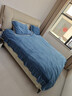 雅鹿雙面牛奶絨四件套冬季加厚珊瑚絨被套床裙加絨純色法蘭絨床上用品 寶蘭【高克重牛奶絨】 2.0m 床單款 四件套【220*240cm被套】 曬單實(shí)拍圖