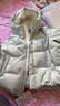 鴨鴨（YAYA）時(shí)尚短款羽絨服2025年冬季新款百搭小個(gè)子連帽面包服保暖泡芙外套 曬單實(shí)拍圖