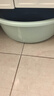 福愛(ài)家洗臉盆特大45cm洗菜盆塑料洗衣盆洗澡洗腳盆塑料臉盆泡腳盆1只裝 曬單實(shí)拍圖