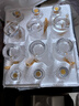 CLITON【品酒會(huì )同款】金箔水晶白酒杯分酒器套裝一口杯茅臺小酒杯6杯6壺 曬單實(shí)拍圖