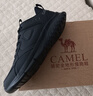 駱駝（CAMEL）男鞋戶(hù)外防潑水輕量緩震慢跑步運動(dòng)鞋子  A13230L4855 黑色 43 曬單實(shí)拍圖