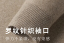 杉杉【重磅100%山羊絨】新年針織衫冬季圓領(lǐng)不掉色抗起球親膚毛衣男 曬單實(shí)拍圖