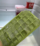 WCZ德國凍冰塊模具盒按壓冰格冰箱自制冰盒儲存盒神器家用食品級大號 食品級黃色手提冰格套裝雙層64格(加冰鏟) 曬單實(shí)拍圖
