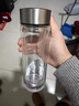 富光玻璃杯雙層 帶茶隔大容量隔熱茶杯高檔商務(wù)泡茶車(chē)載水杯透明杯子 曬單實(shí)拍圖