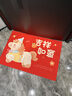 意尚（YISHANG）紅色馬年入戶(hù)門(mén)地墊2026新款喜慶防滑除塵耐磨腳墊玄關(guān)大門(mén)口地毯 曬單實(shí)拍圖