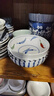 可可屋日本原裝進(jìn)口美濃燒陶瓷辣椒餐具光峰窯輕量飯碗湯碗日式料理青花 大號淺缽 NTOUK5L 曬單實(shí)拍圖