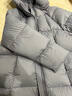妍莉芬（yanlifen）羽絨棉服女裝2025年韓版超柔加厚棉衣外套女立體連帽中長(cháng)款棉襖女 海鷗灰 M 建議105-120斤 曬單實(shí)拍圖