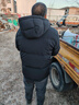 七匹狼【4級防水鵝絨】羽絨服男士冬季可拆卸帽保暖厚外套 黑色 XL 曬單實(shí)拍圖