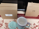 叁旬印象泡茶馬克杯創(chuàng  )意漸變陶瓷帶蓋茶水分離辦公室情侶杯子過(guò)濾水杯 印象馬克杯(漸變款)_水碧綠 曬單實(shí)拍圖