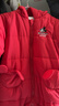迪士尼（Disney）嬰兒寶寶加厚夾棉紅色拜年服連體衣保暖衣服外出抱衣棉服 【三層夾棉】大紅色 90cm （建議15-24個(gè)月身高80-90cm) 曬單實(shí)拍圖