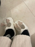 百慕傾臣買(mǎi)一送一棉拖鞋女士冬季2025新款情侶對可愛(ài)家用保暖毛絨棉拖男款 白色+淺灰【主圖款】 38-39 +男42-43 曬單實(shí)拍圖