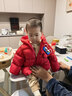 巴拉巴拉童裝兒童羽絨服男童女童2025新款春裝拜年服紅色國風(fēng)寶寶外套加厚 曬單實(shí)拍圖
